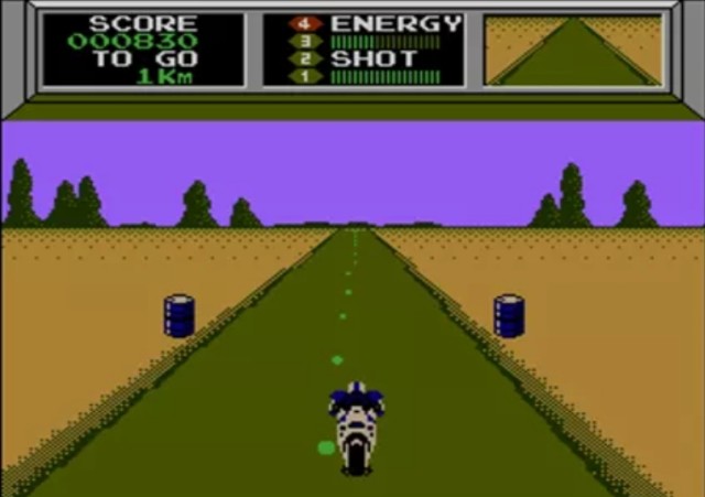 Screenshot from Mach Rider
