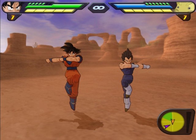 Screenshot from Dragon Ball Z Budokai