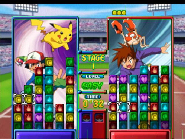 Screenshot from Pokemon Puzzle League