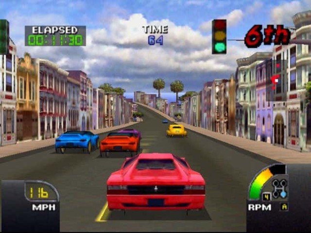Screenshot from Cruis'n USA