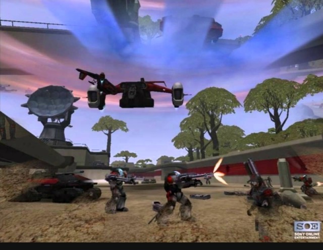 Screenshot from Planetside
