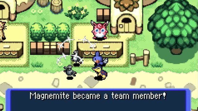 Screenshot from Pokémon Mystery Dungeon: Red Rescue Team